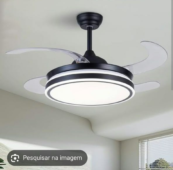 Ventilador de teto retrátil 